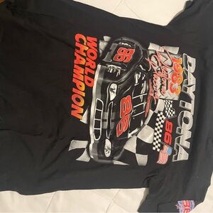 EXCHANGE Black Graphic T-Shirt